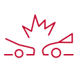 Illustration of two cars colliding